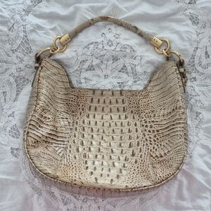 Brahmin Crocodile-Embossed Women's Bag